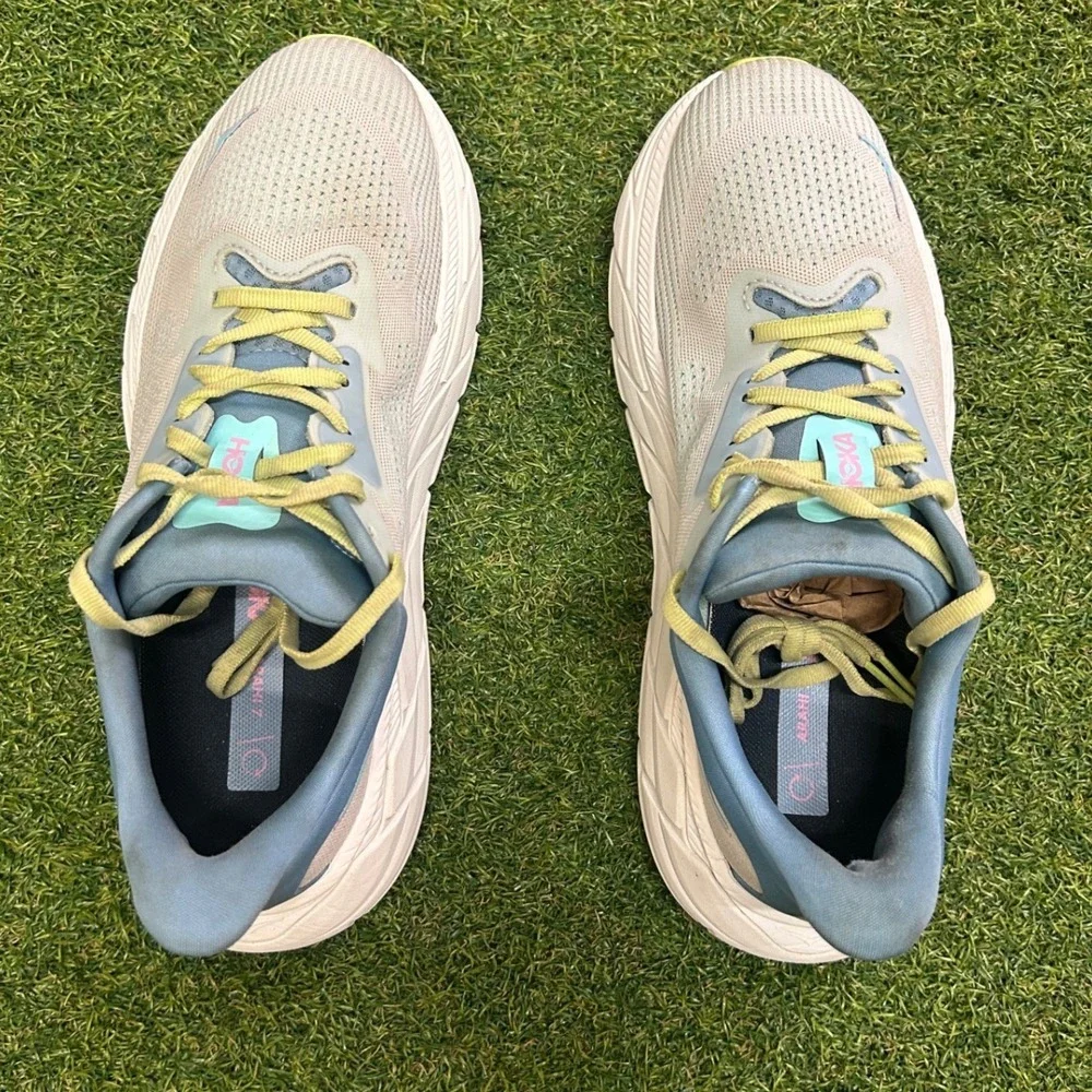 Hoka Arahi 7 Wide Ice Water Citrus Running Shoes Womens 9D 1147890 ISK